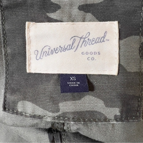 NWoT UNIVERSAL THREAD goods co. Hooded Army utility jacket w adjustable waist - Picture 13 of 13